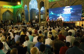 محفل انس با قرآن کریم در صحن عتیق آستان مقدس حضرت عبدالعظیم(ع) همزمان با عید غدیر - سال 97