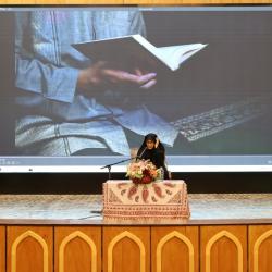 تصاویری از کرسی تلاوت قرآن ویژه بانوان - 14040905- عکس : حافظ کل قرآن کریم مهدیه نیکویی