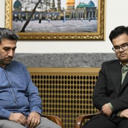 دیدار تولیت آستان عبدالعظیم(ع) با حفاظ رتبه‌دار مسابقات قرآن - 14040824