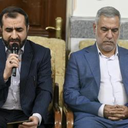 دیدار تولیت آستان عبدالعظیم(ع) با حفاظ رتبه‌دار مسابقات قرآن - 14040824