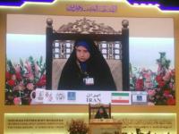 افتخار آفرینی «زهرا خلیلی»، حافظ قرآن مرکز آموزش قرآن، در مسابقات قرآن امارات